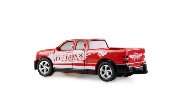 22681 RC PICKUP DIE CAST mit Pferdeanhänger 1:64 RTR rot